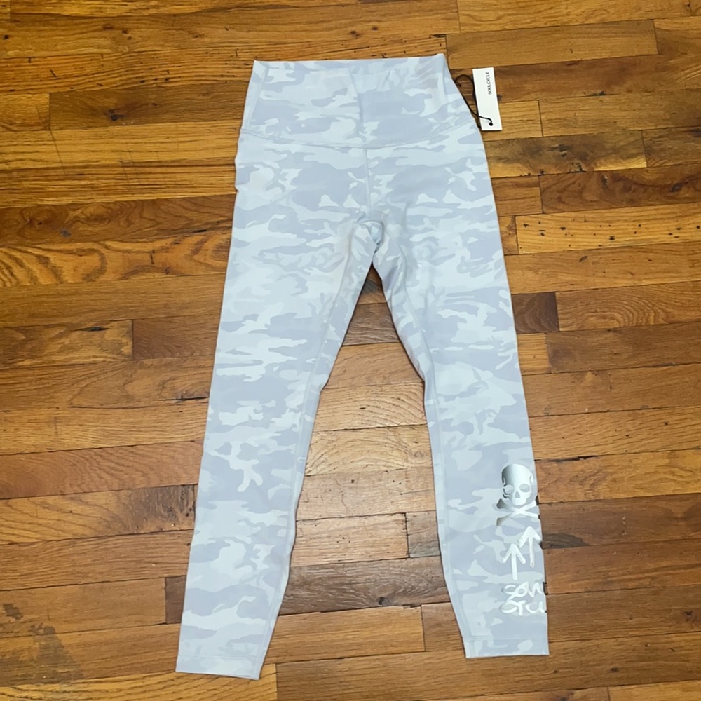 Lululemon X Soulcycle Wunder Under Camo Legging size 6 NEW
